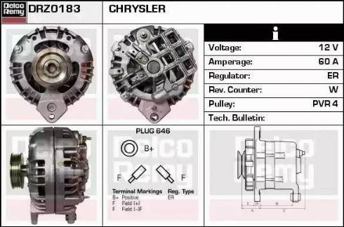 Remy DRZ0183 - Alternator www.molydon.hr