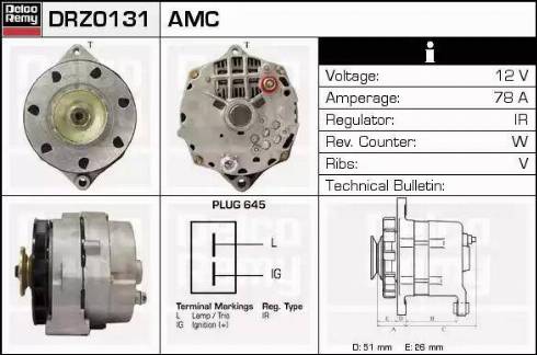 Remy DRZ0131 - Alternator www.molydon.hr