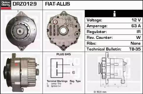 Remy DRZ0129 - Alternator www.molydon.hr