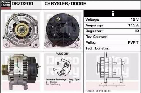 Remy DRZ0200 - Alternator www.molydon.hr