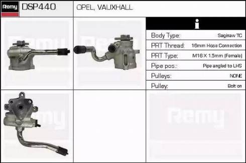 Remy DSP440 - Hidraulična pumpa, upravljanje www.molydon.hr