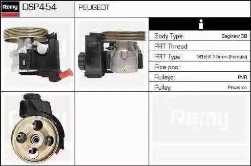 Remy DSP454 - Hidraulična pumpa, upravljanje www.molydon.hr