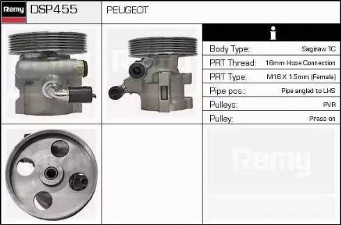 Remy DSP455 - Hidraulična pumpa, upravljanje www.molydon.hr