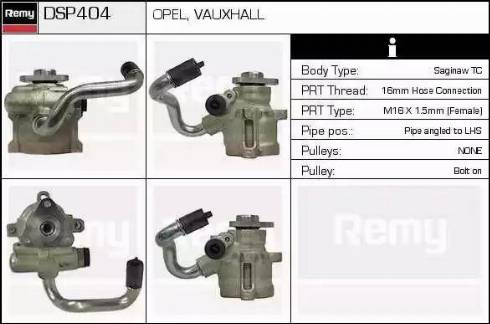 Remy DSP404 - Hidraulična pumpa, upravljanje www.molydon.hr