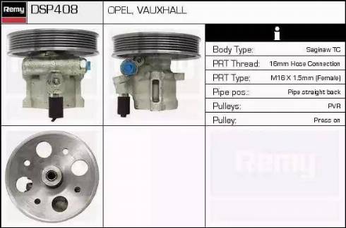 Remy DSP408 - Hidraulična pumpa, upravljanje www.molydon.hr