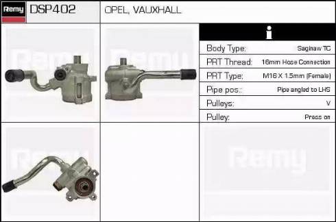 Remy DSP402 - Hidraulična pumpa, upravljanje www.molydon.hr