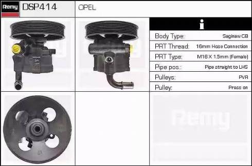 Remy DSP414 - Hidraulična pumpa, upravljanje www.molydon.hr