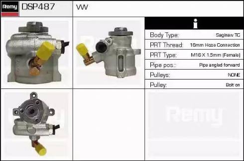 Remy DSP487 - Hidraulična pumpa, upravljanje www.molydon.hr