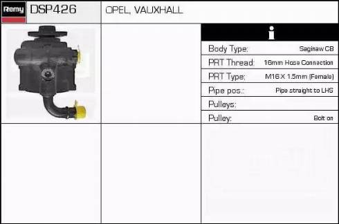 Remy DSP426 - Hidraulična pumpa, upravljanje www.molydon.hr