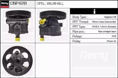 Remy DSP428 - Hidraulična pumpa, upravljanje www.molydon.hr