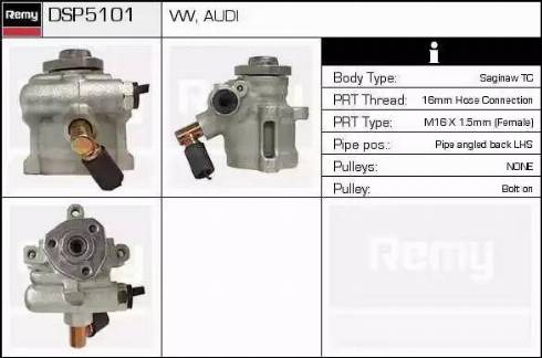 Remy DSP5101 - Hidraulična pumpa, upravljanje www.molydon.hr