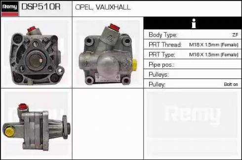 Remy DSP510R - Hidraulična pumpa, upravljanje www.molydon.hr