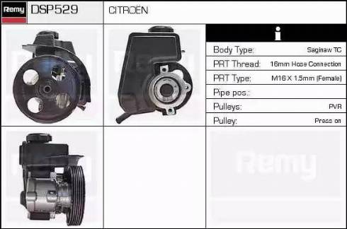 Remy DSP529 - Hidraulična pumpa, upravljanje www.molydon.hr