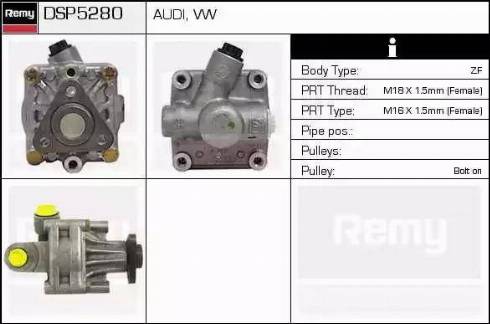 Remy DSP5280 - Hidraulična pumpa, upravljanje www.molydon.hr