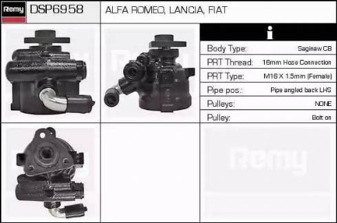 Remy DSP6958 - Hidraulična pumpa, upravljanje www.molydon.hr