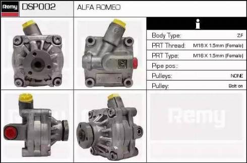 Remy DSP002 - Hidraulična pumpa, upravljanje www.molydon.hr