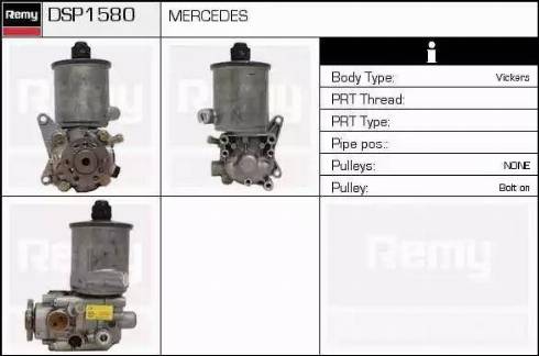 Remy DSP1580 - Hidraulična pumpa, upravljanje www.molydon.hr