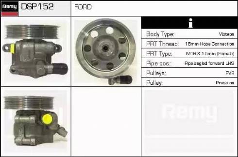 Remy DSP152 - Hidraulična pumpa, upravljanje www.molydon.hr