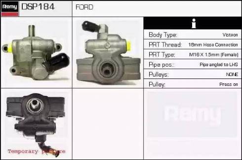 Remy DSP184 - Hidraulična pumpa, upravljanje www.molydon.hr