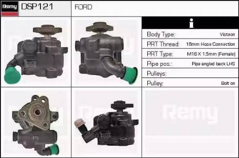 Remy DSP121 - Hidraulična pumpa, upravljanje www.molydon.hr