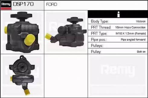 Remy DSP170 - Hidraulična pumpa, upravljanje www.molydon.hr