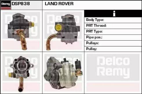 Remy DSP838 - Hidraulična pumpa, upravljanje www.molydon.hr