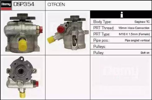 Remy DSP354 - Hidraulična pumpa, upravljanje www.molydon.hr