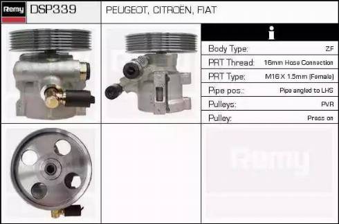 Remy DSP339 - Hidraulična pumpa, upravljanje www.molydon.hr