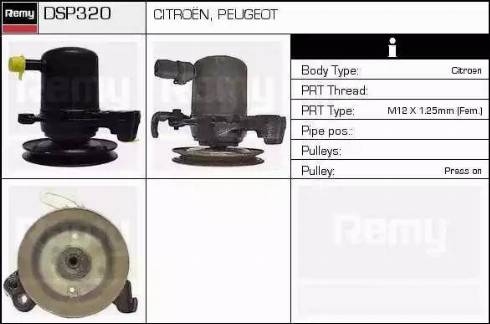 Remy DSP320 - Hidraulična pumpa, upravljanje www.molydon.hr