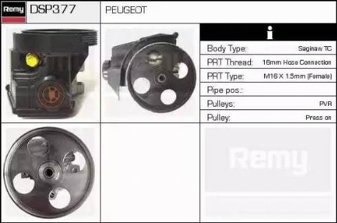 Remy DSP377 - Hidraulična pumpa, upravljanje www.molydon.hr