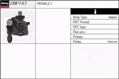 Remy DSP747 - Hidraulična pumpa, upravljanje www.molydon.hr