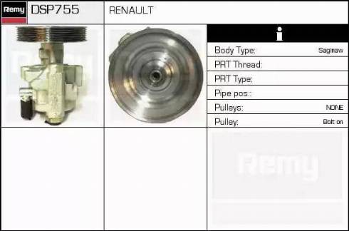 Remy DSP755 - Hidraulična pumpa, upravljanje www.molydon.hr