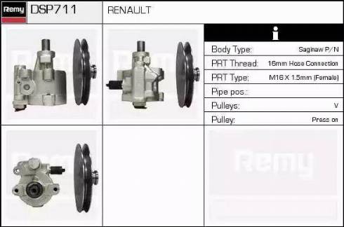 Remy DSP711 - Hidraulična pumpa, upravljanje www.molydon.hr