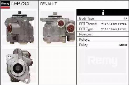 Remy DSP734 - Hidraulična pumpa, upravljanje www.molydon.hr