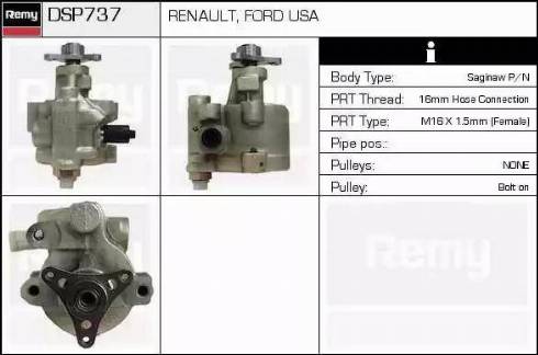 Remy DSP737 - Hidraulična pumpa, upravljanje www.molydon.hr