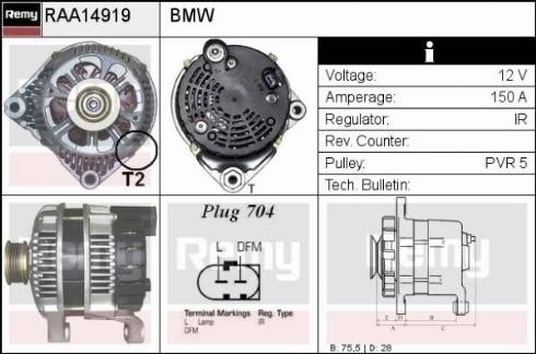 Remy RAA14919 - Alternator www.molydon.hr