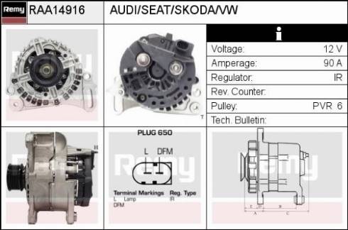 Remy RAA14916 - Alternator www.molydon.hr