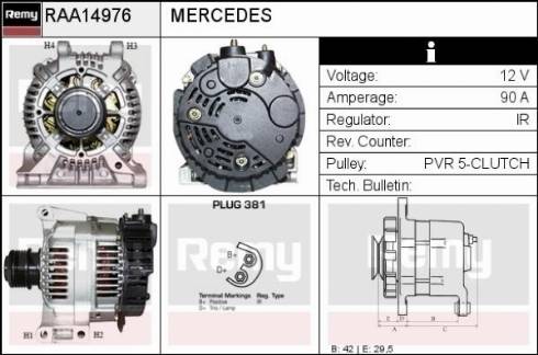 Remy RAA14976 - Alternator www.molydon.hr