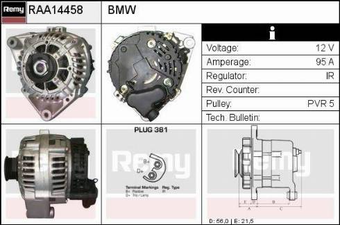 Remy RAA14458 - Alternator www.molydon.hr