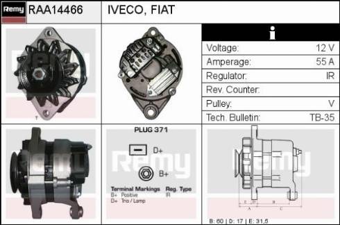 Remy RAA14466 - Alternator www.molydon.hr