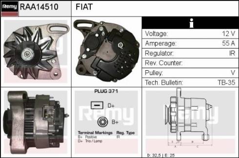 Remy RAA14510 - Alternator www.molydon.hr