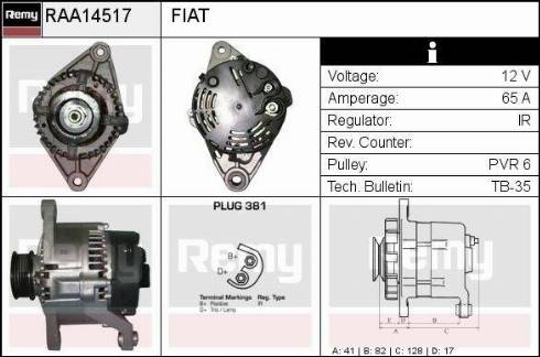 Remy RAA14517 - Alternator www.molydon.hr