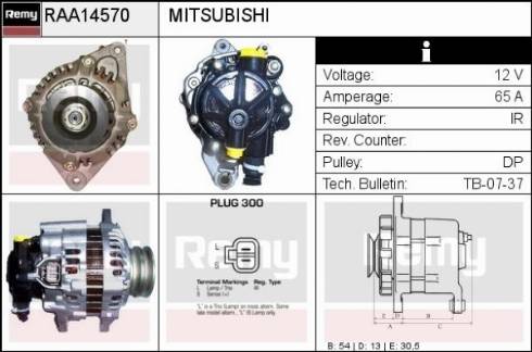 Remy RAA14570 - Alternator www.molydon.hr