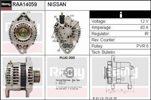 Remy RAA14059 - Alternator www.molydon.hr