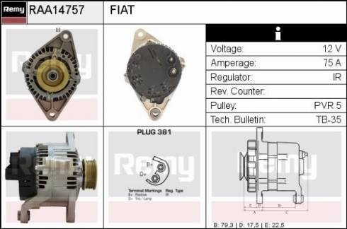 Remy RAA14757 - Alternator www.molydon.hr