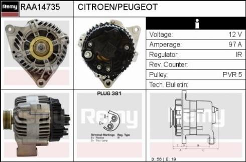 Remy RAA14735 - Alternator www.molydon.hr