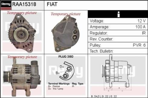 Remy RAA15318 - Alternator www.molydon.hr