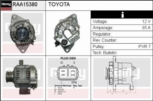 Remy RAA15380 - Alternator www.molydon.hr