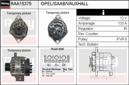 Remy RAA15375 - Alternator www.molydon.hr