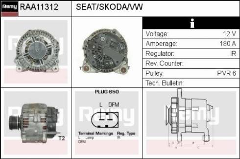 Remy RAA11312 - Alternator www.molydon.hr